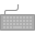 Disabled Computer Keyboard Icon 32x32 png